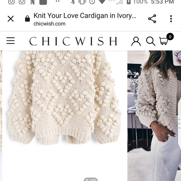 Chicwish Bauble Cardigan - Picture 4 of 10